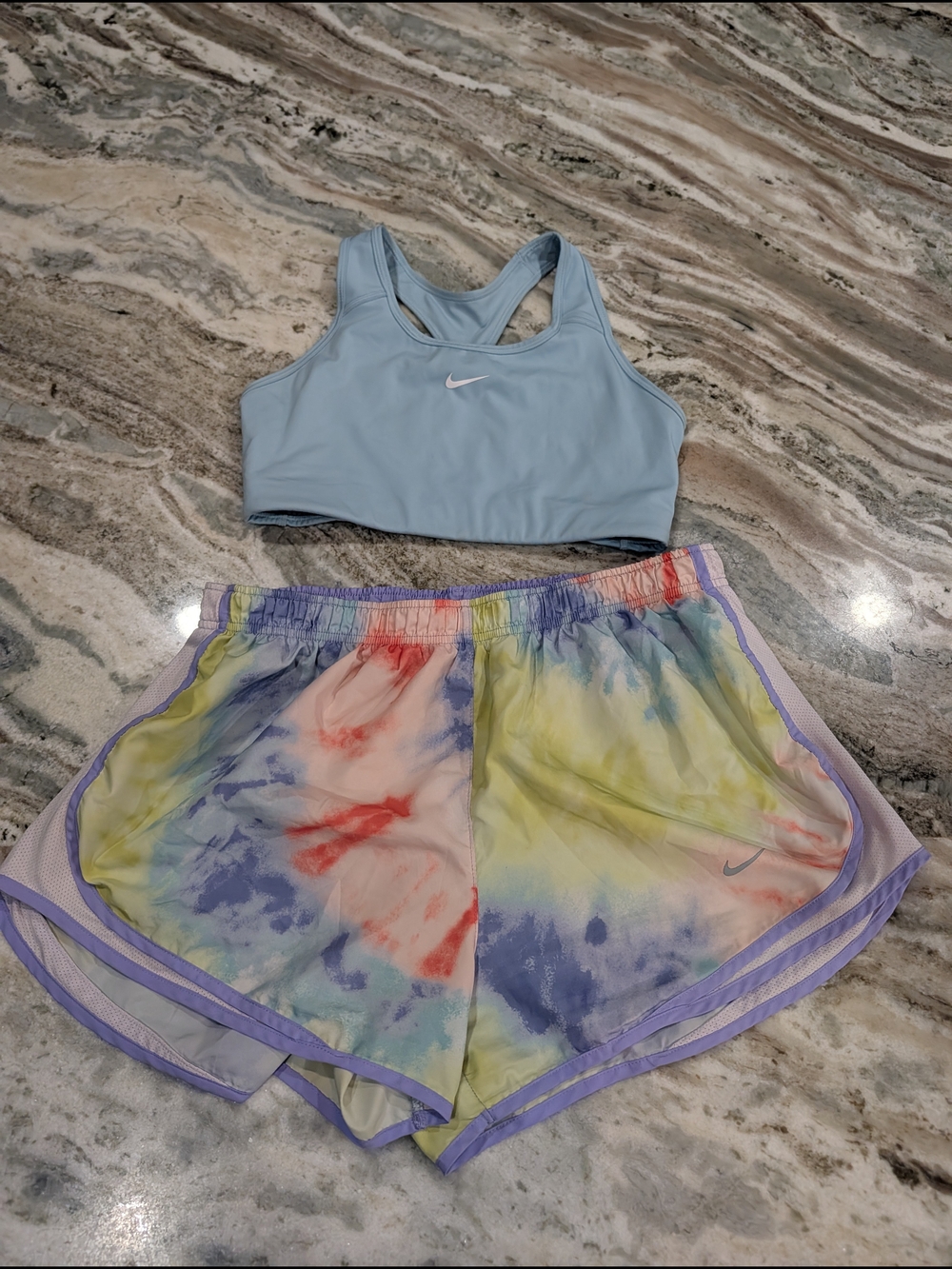 Nike Sports Bra with Running Shorts Bundle